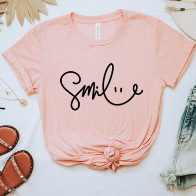 Smile -  Screen Print Transfer