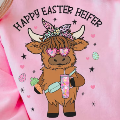 Happy Easter Heifer Stan- DTF