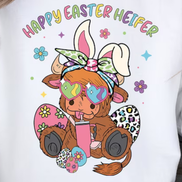 Happy Easter Heifer - DTF