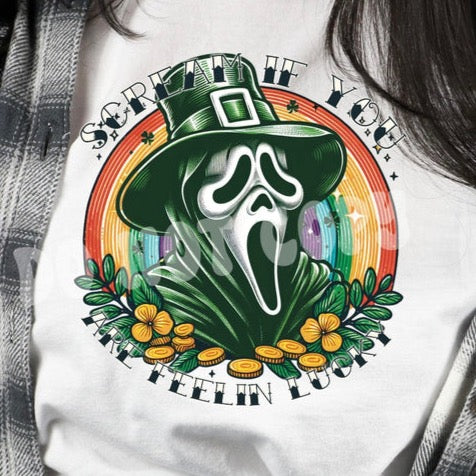 Scream If You Are Feelin Lucky - DTF