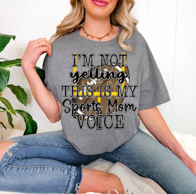 Football Mom Voice - DTF Transfer