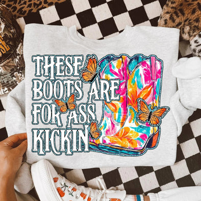 THESE BOOTS  - DTF Transfer