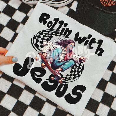Rollin With Jesus - DTF