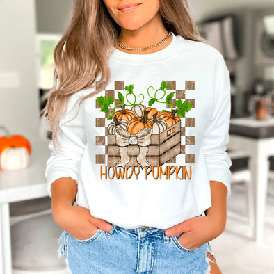Howdy Pumpkin -  DTF Transfer