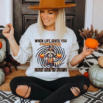 WHEN LIFE GIVES YOU PUMPKINS -  DTF Transfer