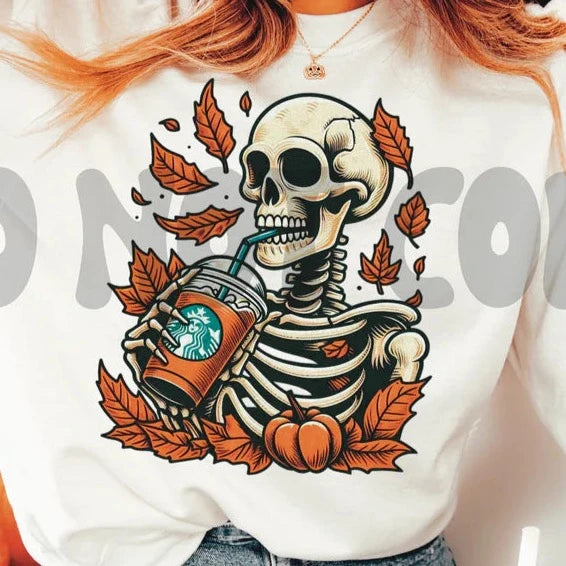 Fall Skeleton - DTF Transfer