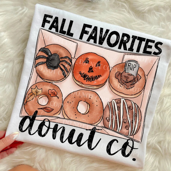 Fall Favorites Donut Co. - DTF