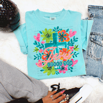 Jesus Loves You - DTF Transfer