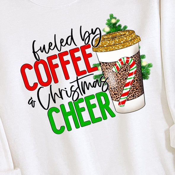 Fueled By Coffee and Christmas Cheer - DTF Transfer