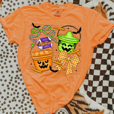 Preppy 90s Halloween Bucket - DTF Transfer