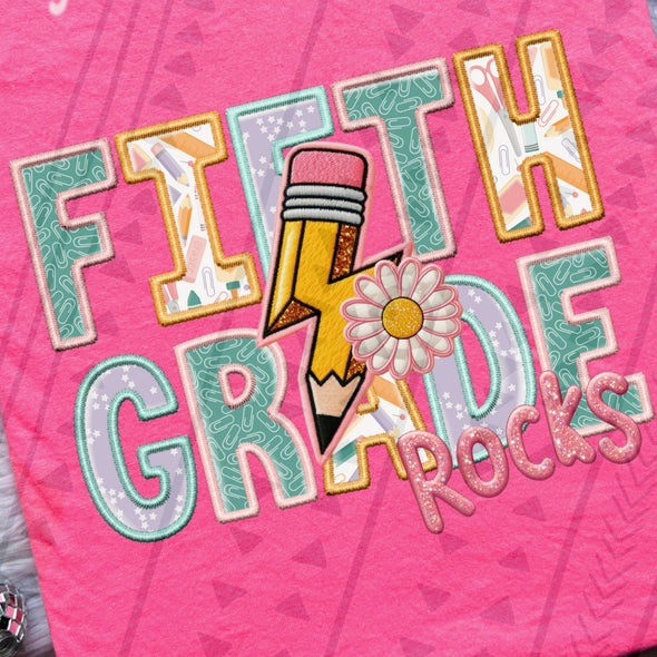 Fifth Grade Rocks - DTF Transfer