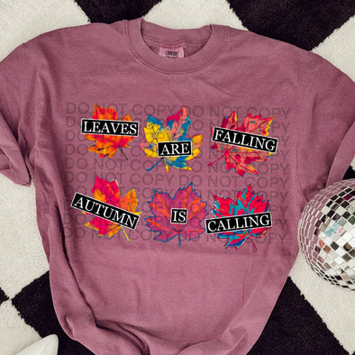 Leaves are Falling - DTF Transfer