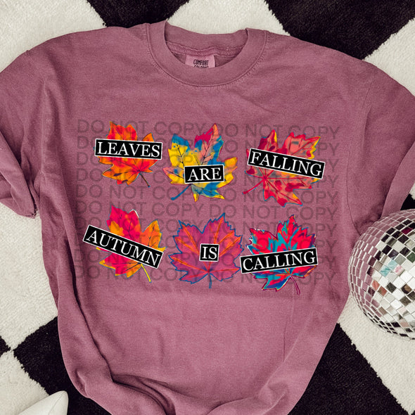 Leaves are Falling - DTF Transfer