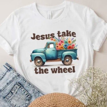Jesus Take The Wheel - DTF Transfer