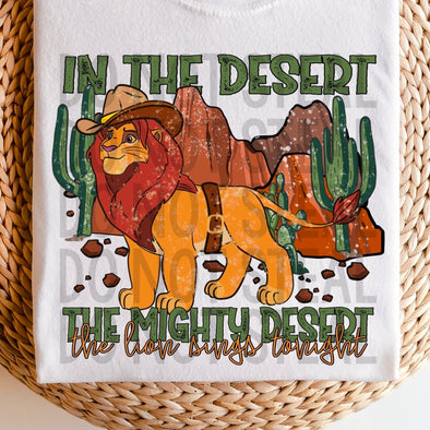 In The Desert - DTF Transfer