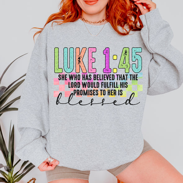 Luke 1:45 -  DTF Transfer