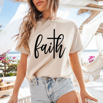 Faith BLACK INK PREORDER - Screen Print Transfer