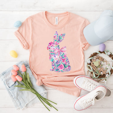 Floral Bunny - DTF