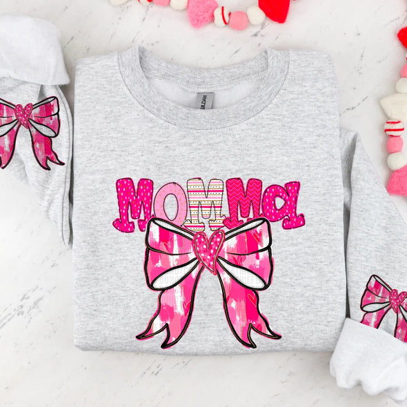 Coquette Valentines Day; Momma WITH 2 BOWS - DTF