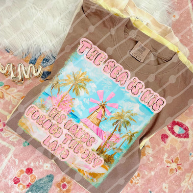 The Sea Is His - DTF Transfer