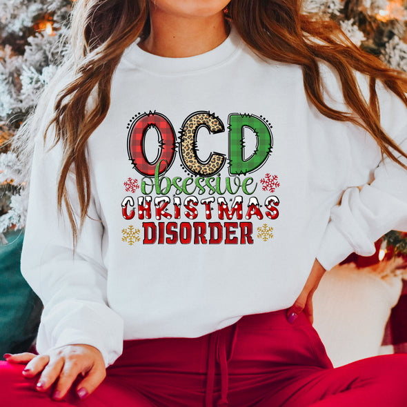 OCD Obsessed Christmas Disorder -  DTF