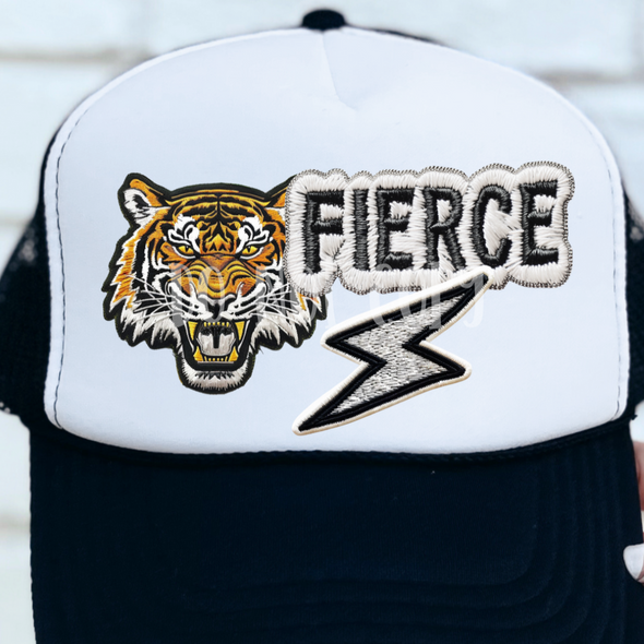 Fierce Tiger Hat Size - DTF Transfer