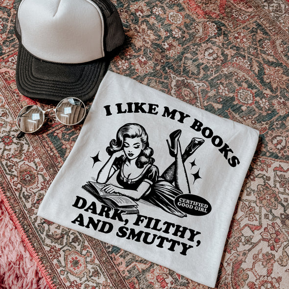 I Like My Books -  Screen Print Transfer