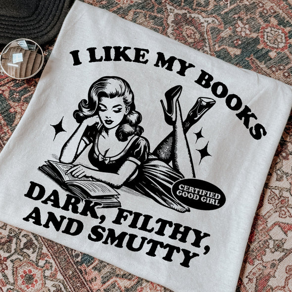 I Like My Books -  Screen Print Transfer
