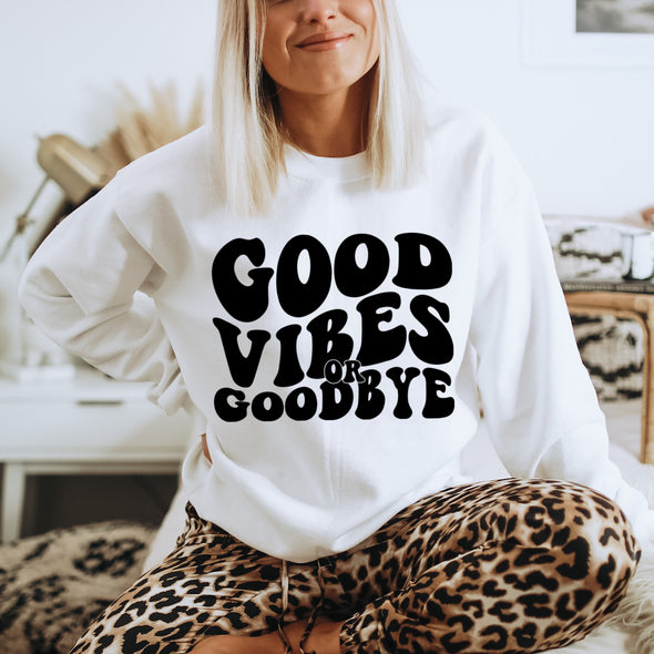 Good Vibes  -  Screen Print Transfer