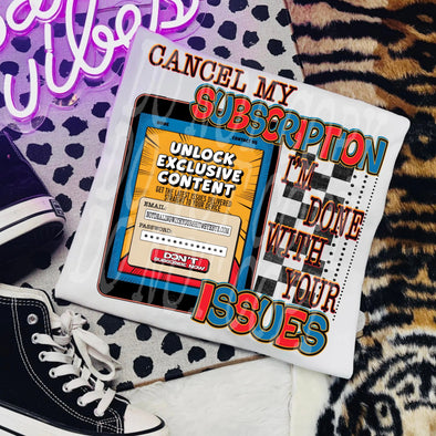 Cancel My Subscription -  DTF Transfer