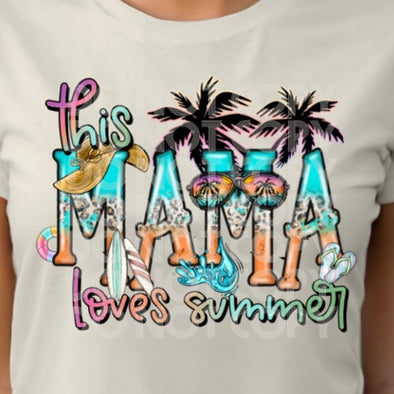 This Mama Loves Summer - DTF Transfer