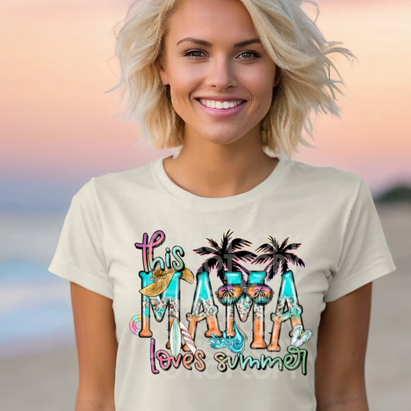 This Mama Loves Summer - DTF Transfer