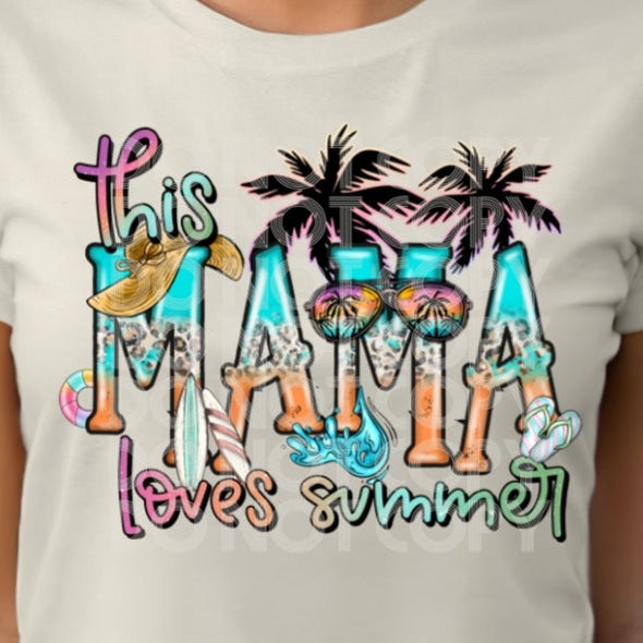 This Mama Loves Summer - DTF Transfer