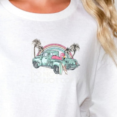 Just Go With The Float 2 Pink NOT A SET - DTF Transfer