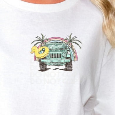 Just Go With The Float 2 Yellow NOT A SET - DTF Transfer