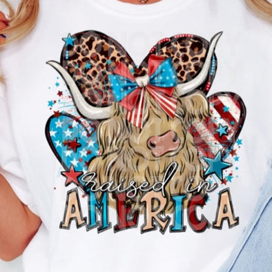 Raised In America - DTF Transfer