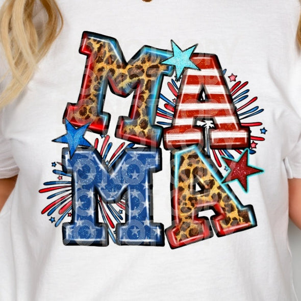 Mama star- DTF Transfer