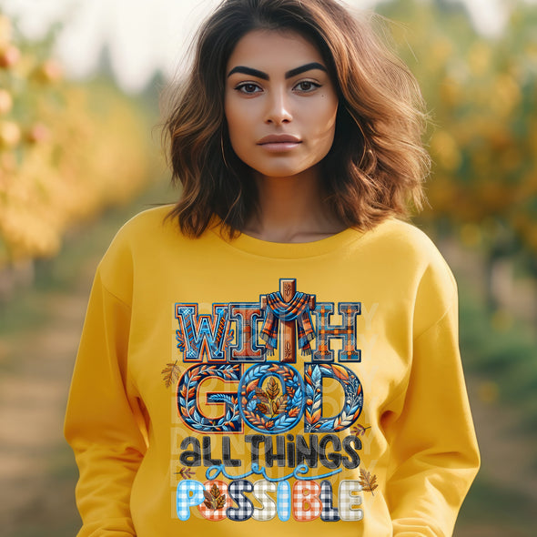 With God All Things Are Possible - DTF