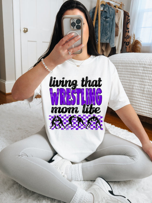 Living That Wresting Mom Life - DTF Transfer