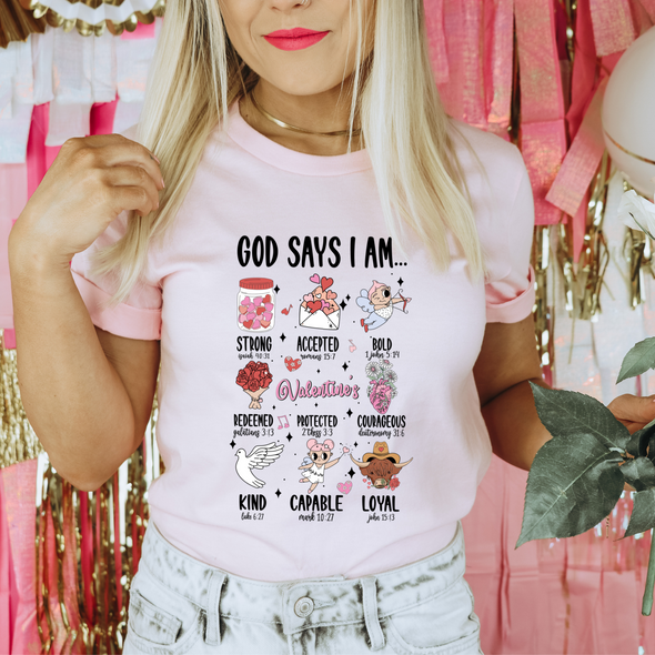 God Says I Am - DTF