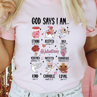 God Says I Am - DTF