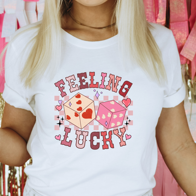 Feeling Lucky Valentine's Day - DTF