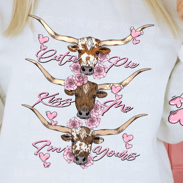 Cutie Pie Longhorn - DTF