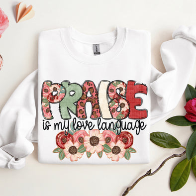 Praise is my Love Language - DTF Transfer