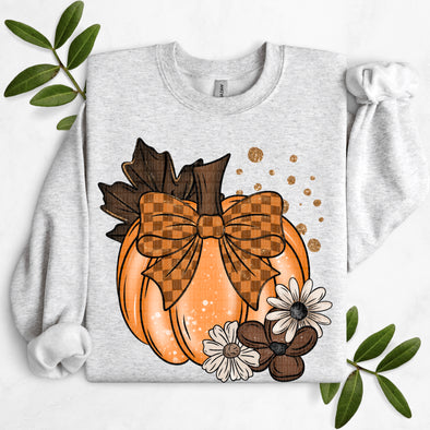 Floral Pumpkin - DTF Transfer