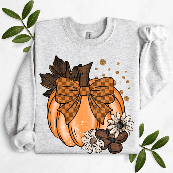 Floral Pumpkin - DTF Transfer