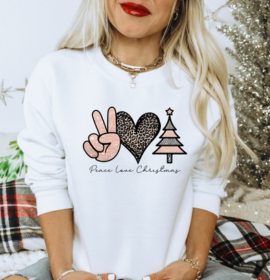 Peace Love Christmas  -  DTF