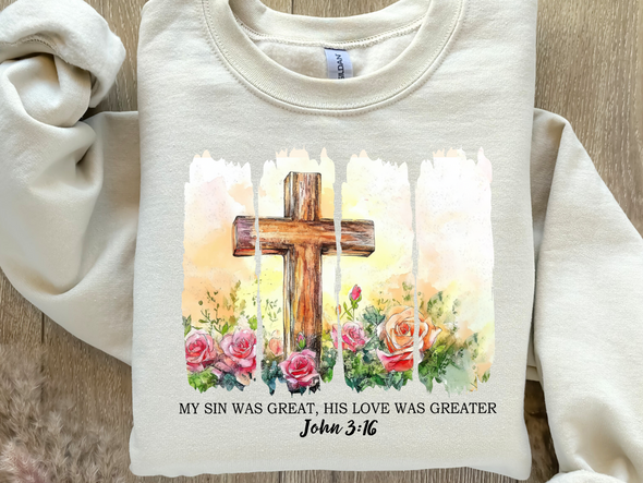 My Sin Was Great  - DTF Transfer