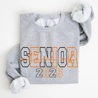 Senior 2025 Black/Orange - DTF