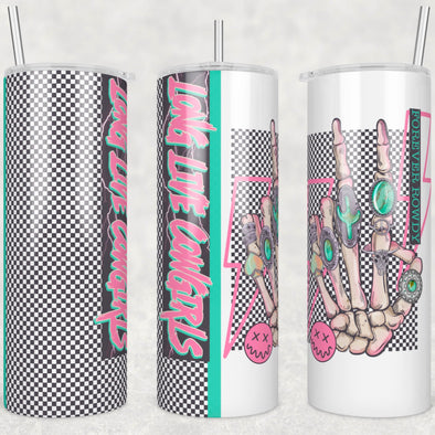 Long Live Cowgirls - 20 oz Skinny Tumbler Sublimation Transfers